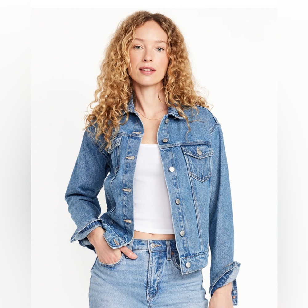Old Navy Women's Classic Blue Jean Jacket